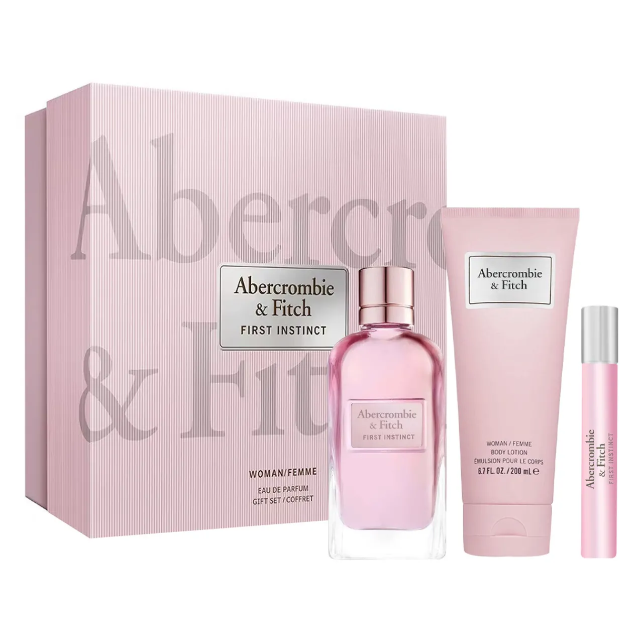 A&F First Instinct Estuche 3 Piezas Dama EDP 100ml + Locion Corporal 200ml + Mini 15ml-Abercrombie & Fitch Sale