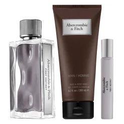 A&F First Instinct Estuche 3 Piezas Hombre EDT 100ml + Gel de ducha 200ml + Mini 15ml-Abercrombie & Fitch Hot