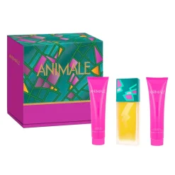 Animale Estuche 3 Piezas Dama EDP 100ml + Gel de Ducha 100ml + Locion Corporal 100ml-Animale Parfums Hot