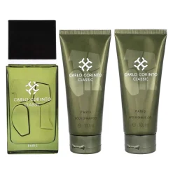 Estuche 3 Piezas Hombre EDT 100ml + Body Shampoo 100ml + After Shave 100ml-Carlo Corinto Outlet