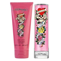 Ed Hardy Estuche 2 Piezas Dama EDP 100ml + Crema Corporal 200ml-Christian Audigier Outlet
