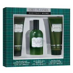 Franela Gris Estuche 3 Piezas Hombre EDT 120ml + Crema de afeitar 100ml + Body Wash 100ml-Geoffrey Beene Clearance