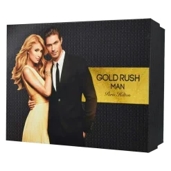 Gold Rush Estuche 4 Piezas Hombre by EDT 100 ml + Gel p/bañar 90 ml + Desodorante + Mini 15ml-Paris Hilton Online