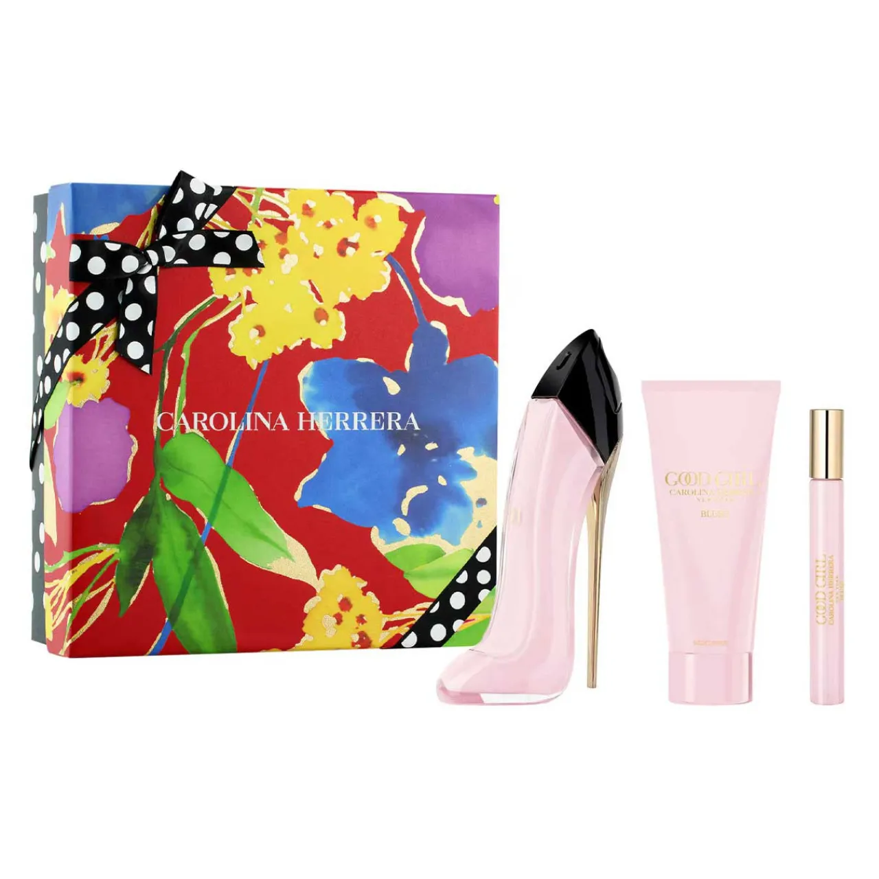 Good Girl Blush Estuche 3 Piezas Dama EDP 80ml + Body Lotion 100ml + Miniatura 10ml-Carolina Herrera New