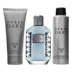 Dare Estuche 3 Piezas Hombre EDT 100ml + shower gel 200ml + desodorante 226ml-Guess Fashion