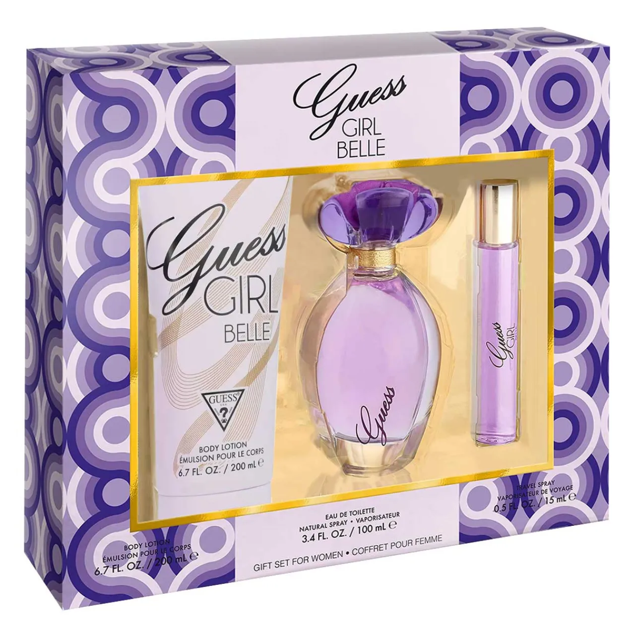 Girl Belle Estuche 3 Piezas Dama EDT 100ml + body lotion 200ml + Mini 15ml-Guess Online