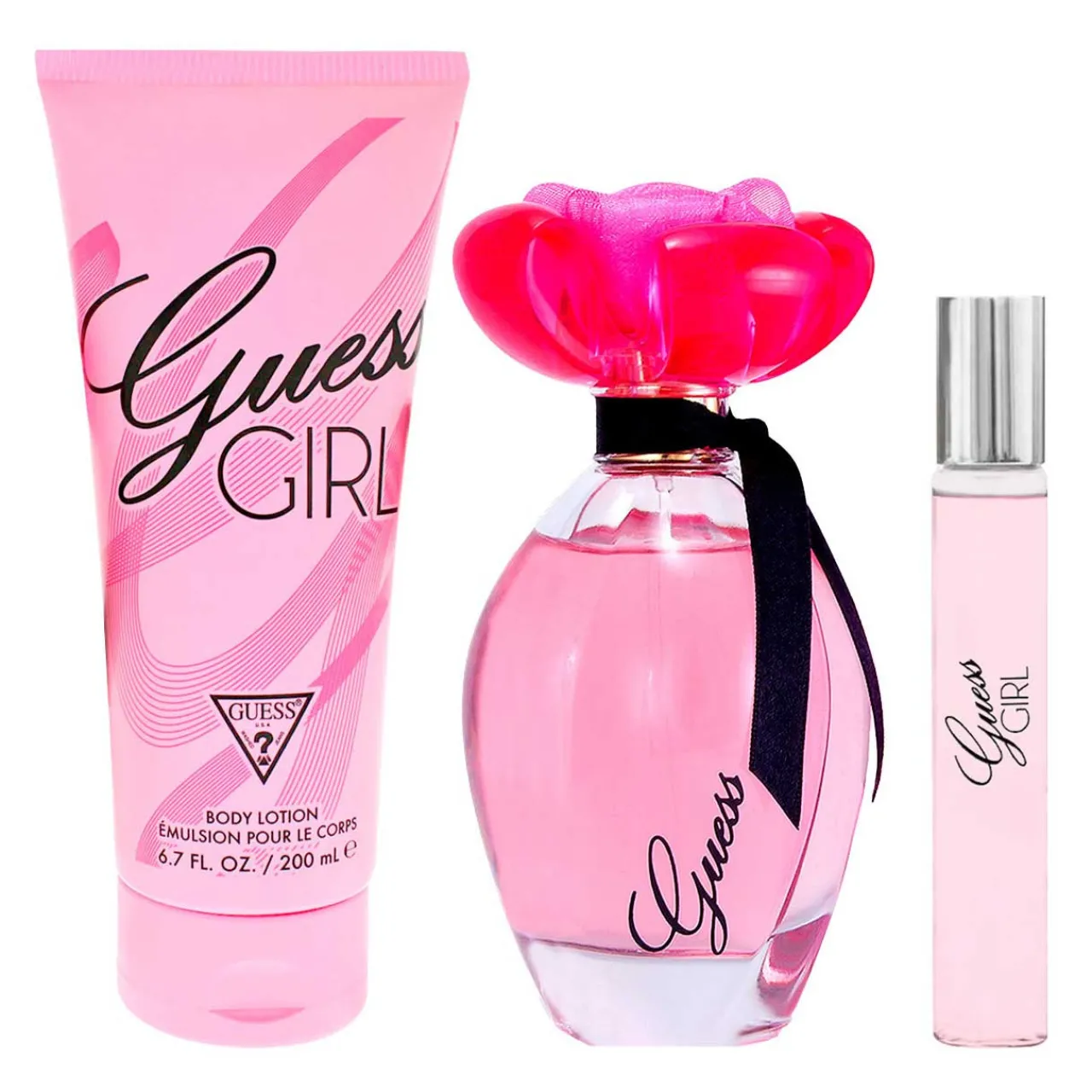 Girl Estuche 3 Piezas Dama EDT 100ml + body lotion 200ml + Mini 15 ml-Guess Clearance