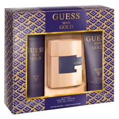 Gold Estuche 3 Piezas Hombre EDT 75ml + shower gel 200ml + Desodorante-Guess Fashion