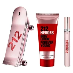 212 Heroes Estuche 3 Piezas Dama EDP 80ml + Body Lotion 100ml + Miniatura 10ml-Carolina Herrera Sale