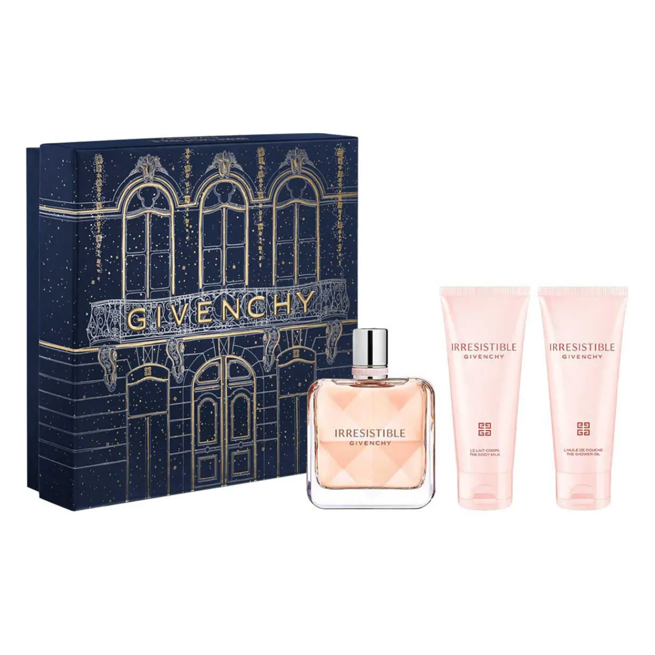 Irresistible Estuche 3 Piezas Dama EDP 80ml + Body Milk 75ml + Shower Oil 75ml-Givenchy Sale