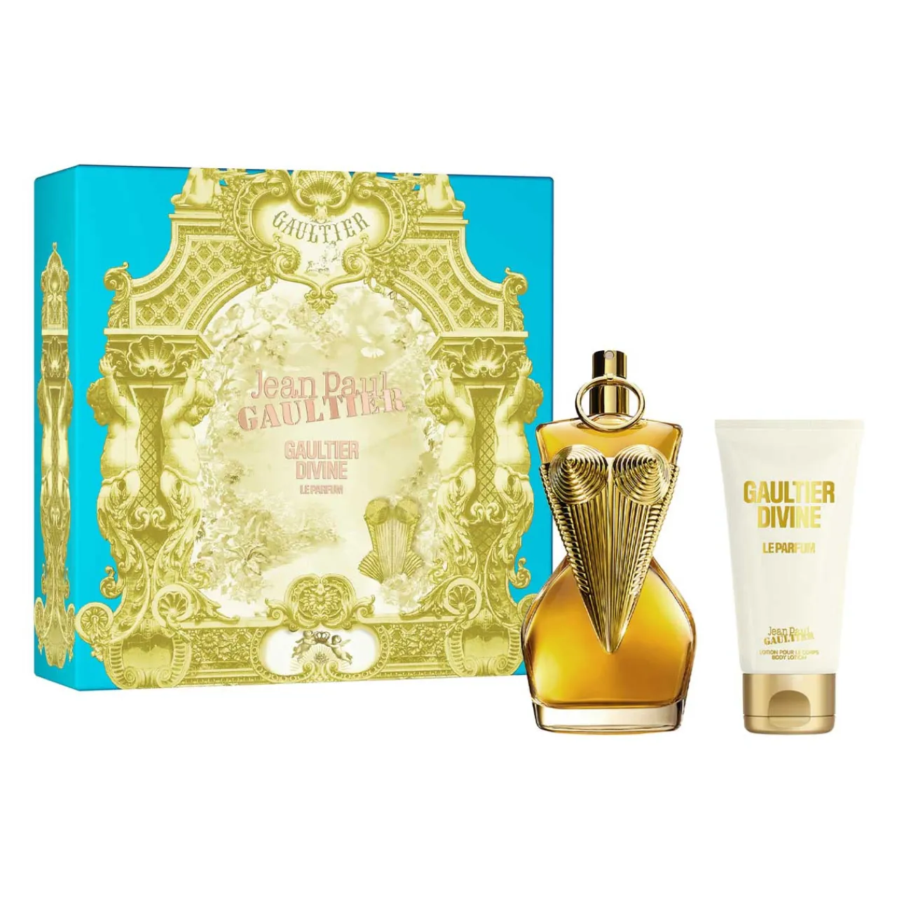 Divine Le Parfum Estuche 2 Piezas Dama EDP 100ml + Body Lotion 75ml-Jean Paul Gaultier Discount