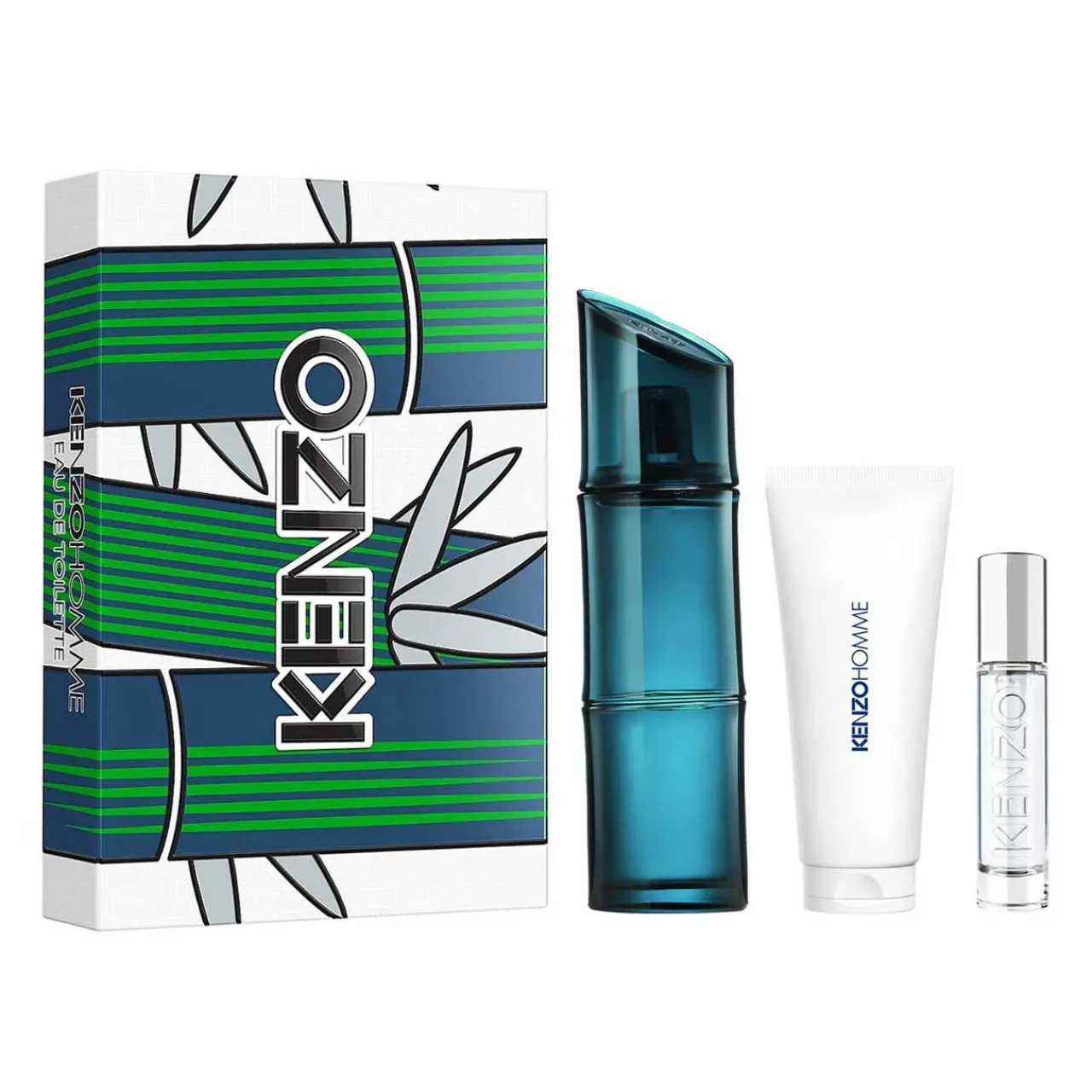 Pour Homme Estuche 3 Piezas Hombre EDT 110ml + Miniatura 10ml + Gel de Ducha 75ml-Kenzo Outlet