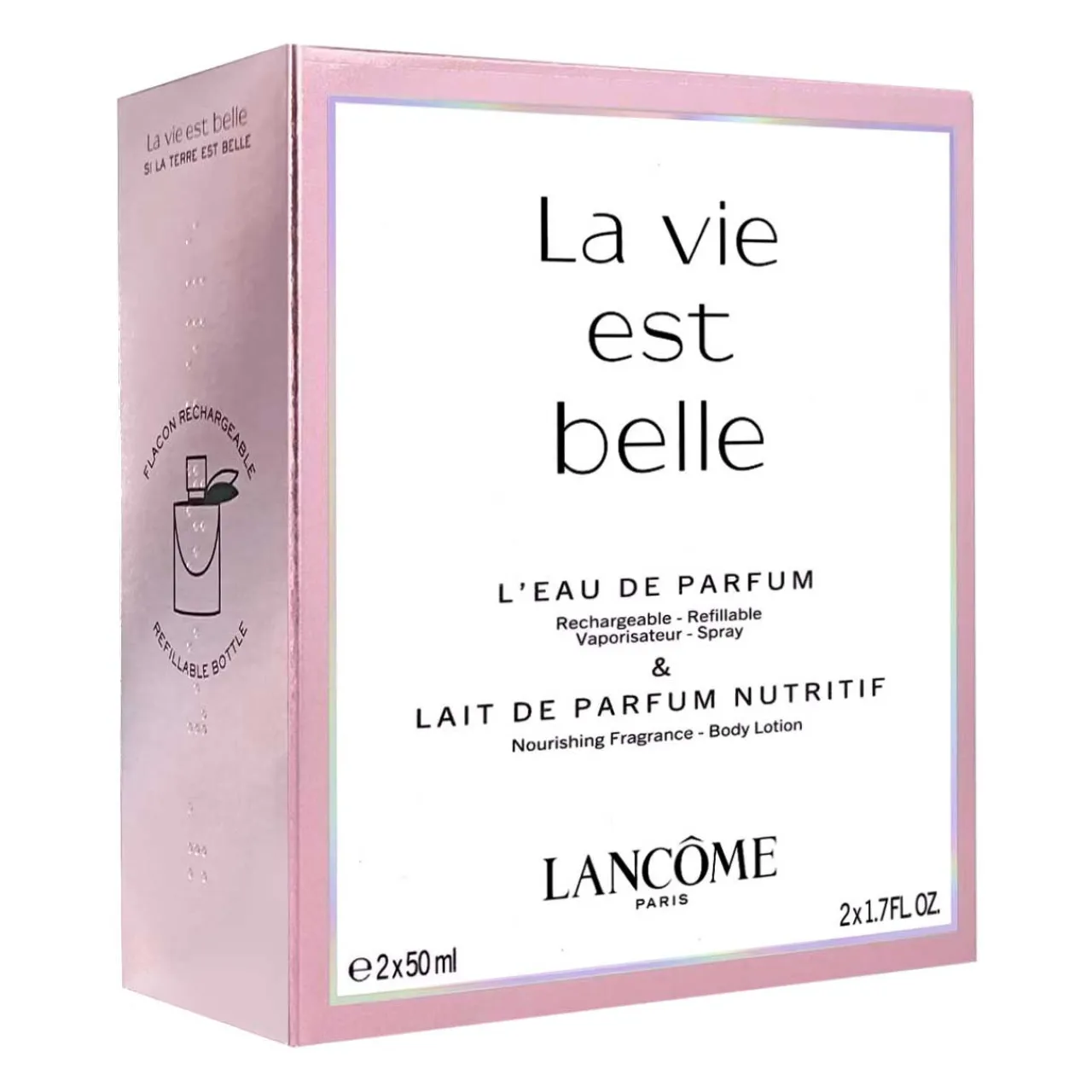 La Vie Est Belle 50ml Travel Estuche 2 Piezas Dama EDP 50ml + Crema Corporal 50ml-Lancome New