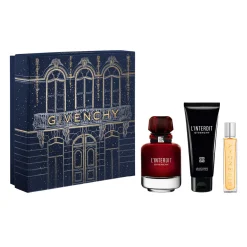 L'Interdit Rouge Estuche 3 Piezas Dama EDP 80ml + Body Milk 75ml + Miniatura 12.5ml-Givenchy Outlet
