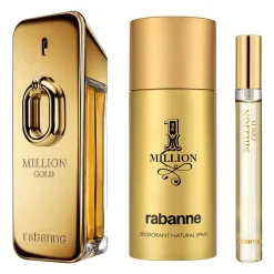 Million Gold Intense Metal Estuche 3 Piezas Hombre EDP 100ml + Desodorante 150ml + Miniatura 10ml-Rabanne Best