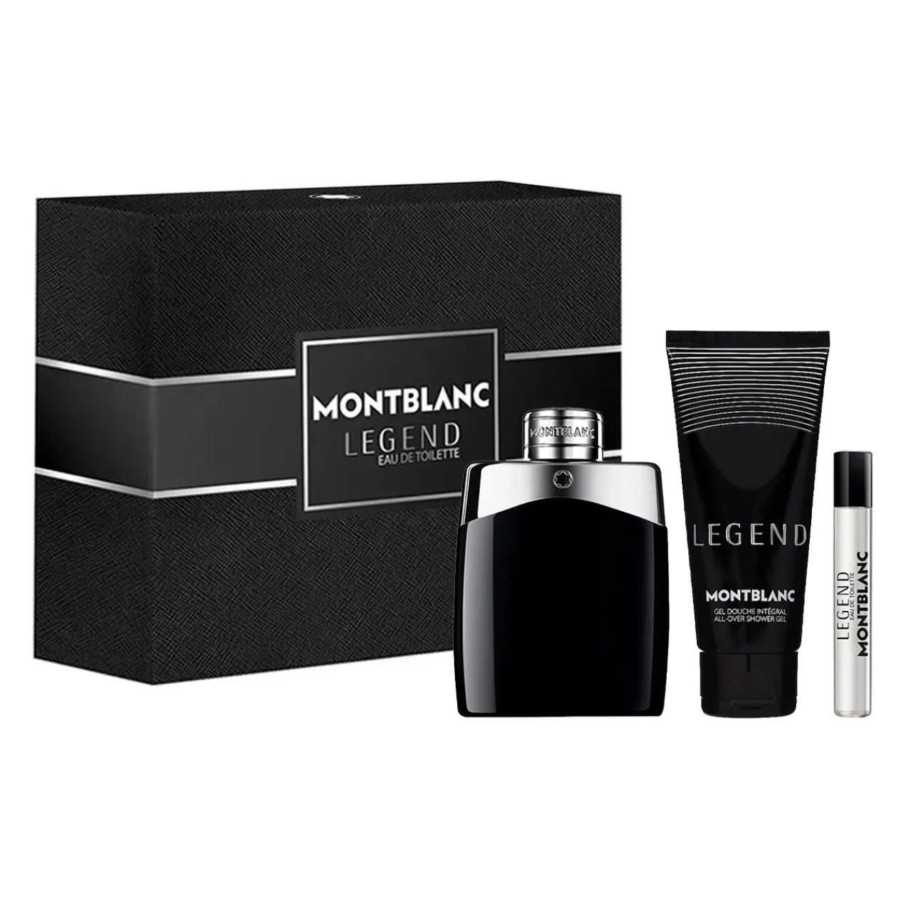 Legend Estuche 3 Piezas Hombre EDT 100ml + Shower Gel 100ml + Miniatura 7.5ml-Montblanc Clearance