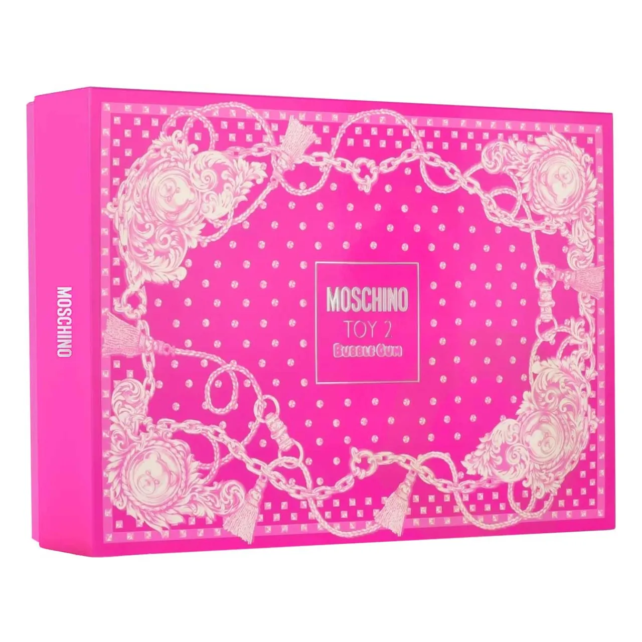 Toy 2 Bubble Gum Estuche 4 Piezas Dama EDT 100ml + Mini 10ml + Shower gel 100ml + Body lotion 100ml-Moschino New