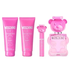 Toy 2 Bubble Gum Estuche 4 Piezas Dama EDT 100ml + Mini 10ml + Shower gel 100ml + Body lotion 100ml-Moschino New