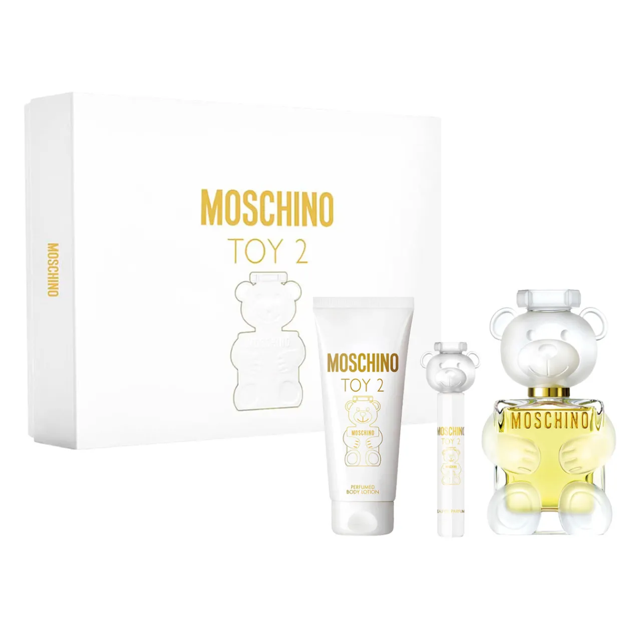 Toy 2 Estuche 3 Piezas Dama EDP 100ml + Body Lotion 100ml + Miniatura 10ml-Moschino Sale