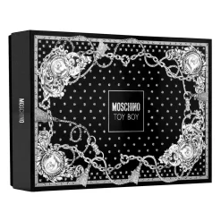 Toy Boy Estuche 4 Piezas Hombre EDP 100ml + Bath & Shower Gel 100ml + After Shave Balm 100ml + Miniatura 10ml-Moschino Discount