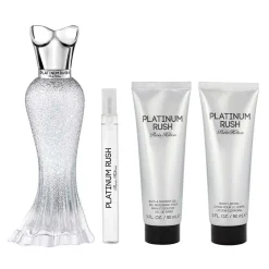Platinum Rush Estuche 4 Piezas Dama EDP 100ml + Locion Corporal 100ml + Gel de ducha + Mini 10ml-Paris Hilton Outlet
