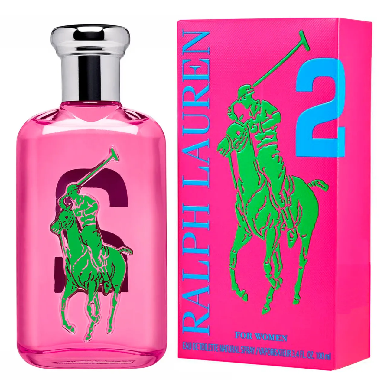 2 EDT 100ml Dama (Rosa)-Ralph Lauren Outlet