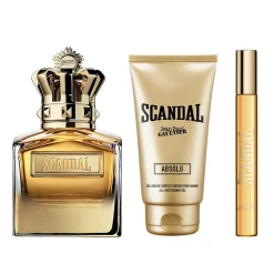Scandal Absolu Set 3 Piezas Hombre EDP 100ml + Gel de Ducha 75ml + Miniatura 10ml-Jean Paul Gaultier Fashion