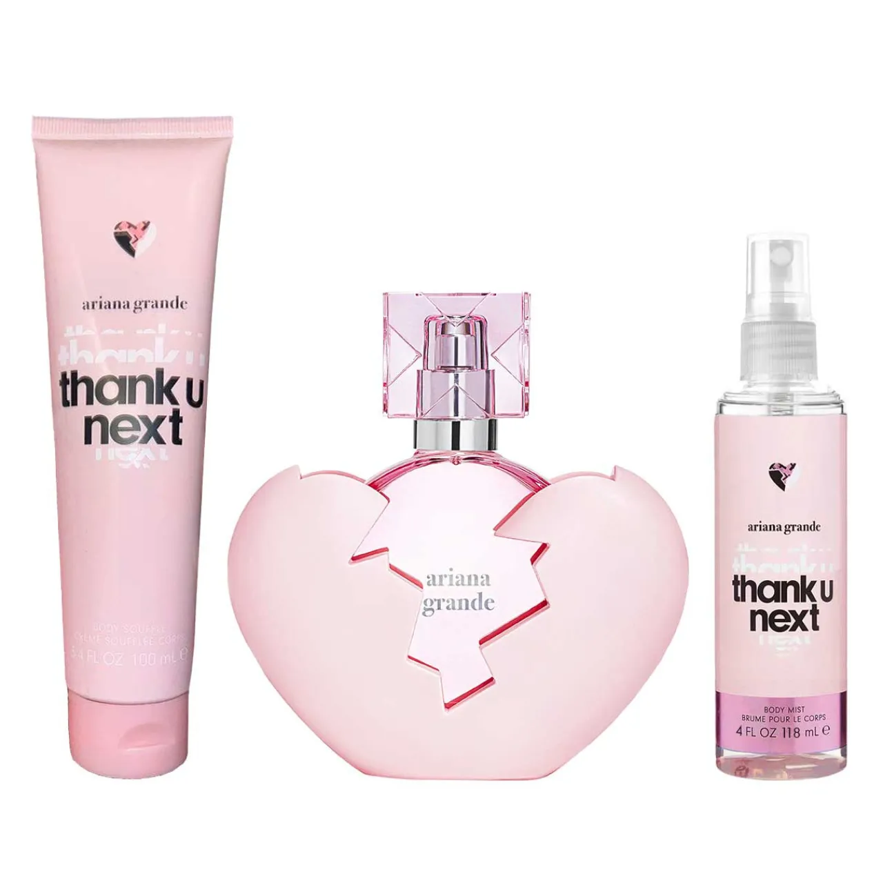 Thank U Next Set 3 Piezas Dama EDP 100ml + Locion Corporal 100ml + Body mist 118ml-Ariana Grande Discount