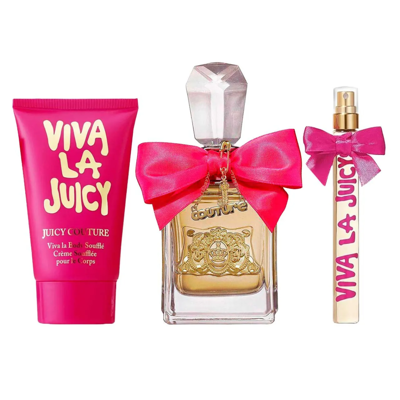 Viva La Juicy ESTUCHE 3 Piezas Dama EDP 100ml + Locion Corporal 125ml + Mini 10ml-Juicy Couture Hot